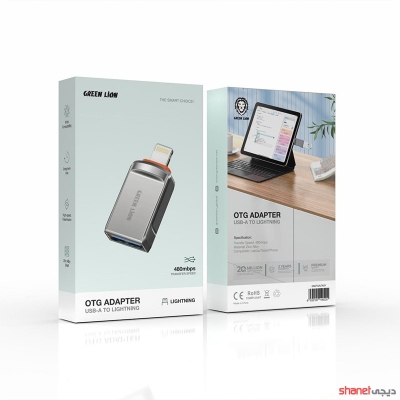 مبدل Green lion OTG لایتنینگ/USB-C/MicroUSB مخصوص ایفون